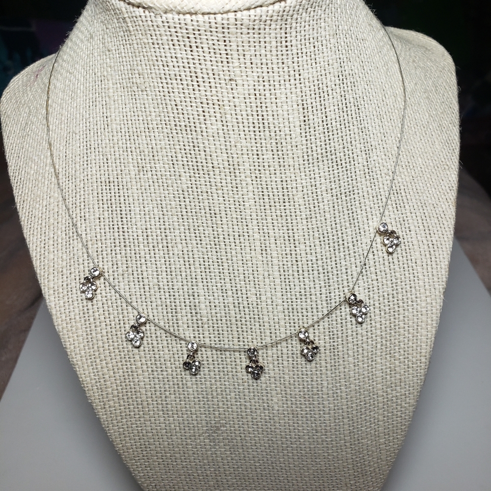Napier Floating Crystals Necklace